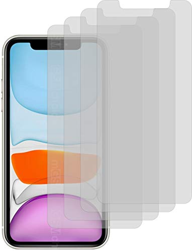 I 4X Schutzfolie MATT passgenau für Apple iPhone 11 Displayschutzfolie Bildschirmschutzfolie Schutzhülle Displayschutz Displayfolie Folie von 4ProTec