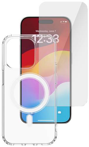 4Smarts 360° Protection Set Backcover Apple iPhone 15 Pro Max Transparent Induktives Laden von 4Smarts