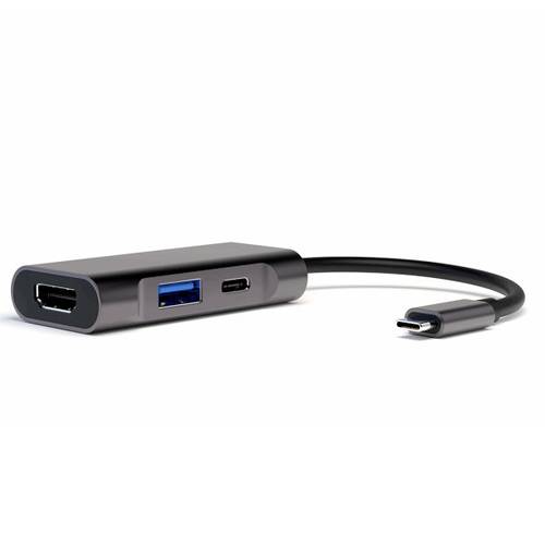 4Smarts 3in1 Kompakt Hub USB 3.0-Hub Grau von 4Smarts