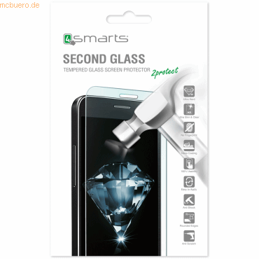 4Smarts 4smarts Second Glass 2.5D für Samsung Galaxy Xcover 4 von 4Smarts