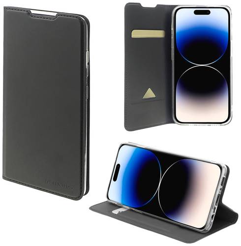 4Smarts Flip Case Urban Lite Booklet Apple iPhone 15 Pro Schwarz Standfunktion von 4Smarts