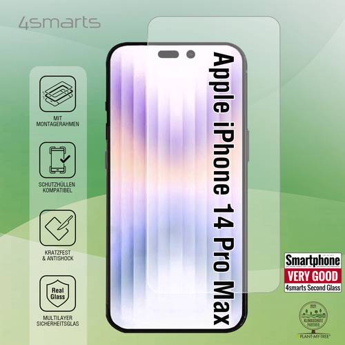 4Smarts  Second Glass X-Pro Clear  Displayschutzglas iPhone 14 Pro Max 1 St. 452068 von 4Smarts