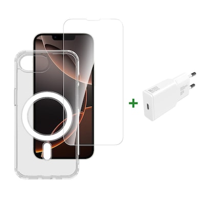 4smarts 3in1 Premium Starter Set für Apple iPhone 16e 4smarts 3in1 Premium Starter Set für Apple iPhone 16e von 4Smarts