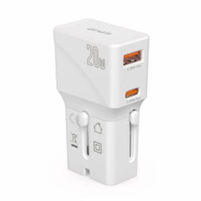 4smarts Ladegerät Weltreiseadapter Nomad Pocket 20W weiß 4smarts Ladegerät Weltreiseadapter Nomad Pocket 20W weiß von 4Smarts
