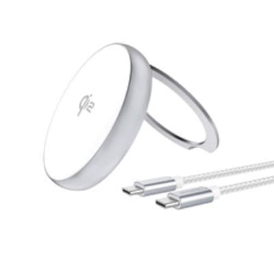 4smarts Qi2 Charger Kickstand silber/ weiß 4smarts Qi2 Charger Kickstand silber/ weiß von 4Smarts