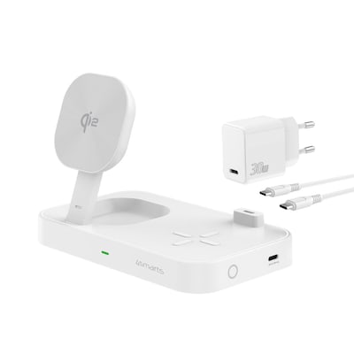 4smarts Qi2 Ladestation Trident weiß von 4Smarts