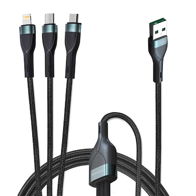 4smarts USB-A PremiumCord Multi 18W 1,5m - schwarz von 4Smarts
