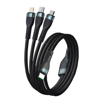 4smarts USB-C PremiumCord Multi 60W 1,5m - schwarz von 4Smarts