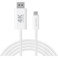 4smarts USB-C auf Display Port Kabel 2m, weiß von 4Smarts