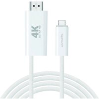 4smarts USB-C auf HDMI Kabel PD 2m, weiß von 4Smarts