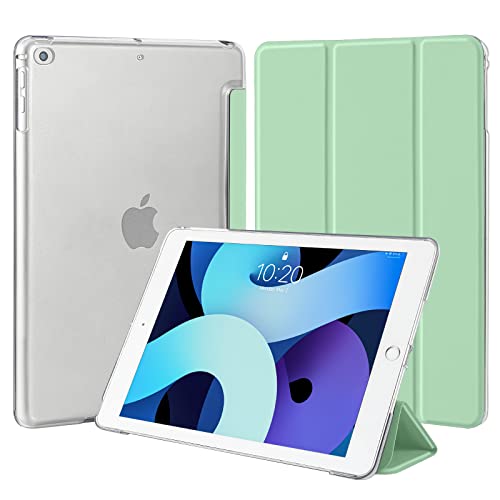 4UBonLife Hülle für iPad 9,7 Zoll 6./5. Generation 2018 2017,auch für iPad Air 1. / 2. Schlank Leicht Harte Schutzhülle Transluzent Matt Rückseite Cover für iPad 9,7" (Minzgrün) von 4UBonLife