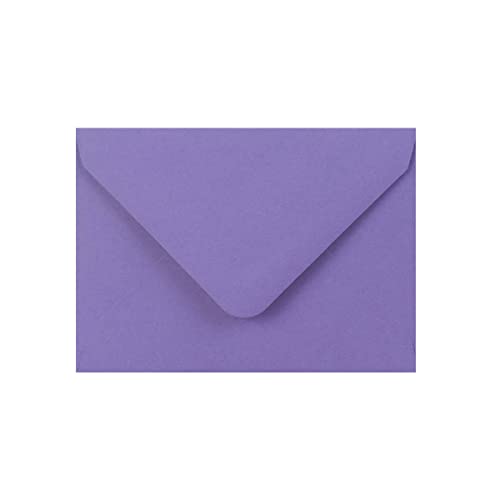 Farbige C5-Umschläge für A5-Grußkarten, Hochzeitseinladungen und Bastelarbeiten, V-Klappe, Haftklebeverschluss, 162 x 229 mm, 50 Stück (lila) von 4aboxes ltd