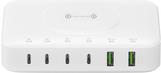 4smarts 7in1 GaN Ladestation 100W mit Wireless weiß (540570) von 4smarts