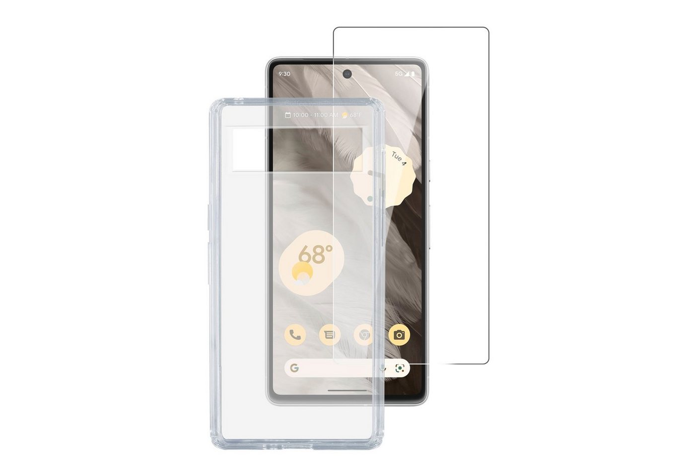 4smarts Backcover 360° Starter Set (X-Pro Glas + Case) - Google Pixel 7) von 4smarts
