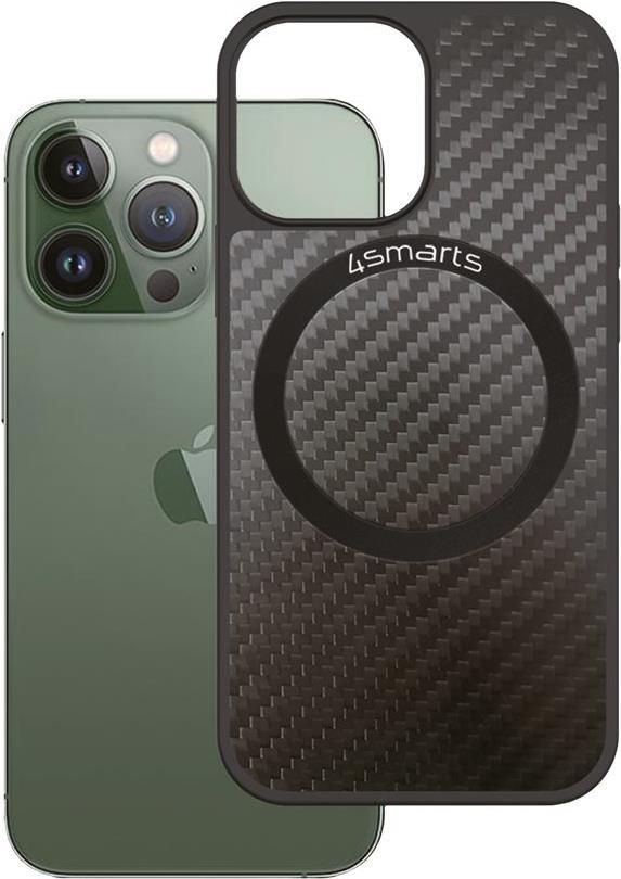4smarts Carbon Case mit UltiMag für Apple iPhone 14 Pro schwarz (452057) von 4smarts