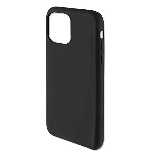 4smarts Cupertino Liquid Silikon Handyhülle Kompatibel mit iPhone 12 Pro Max Seidig Weiche Matte Hülle iPhone 12 Pro Max mit Weiches Innenfutte [Kratzfest & Stoßfest] - Schwarz, 4S460948 von 4smarts
