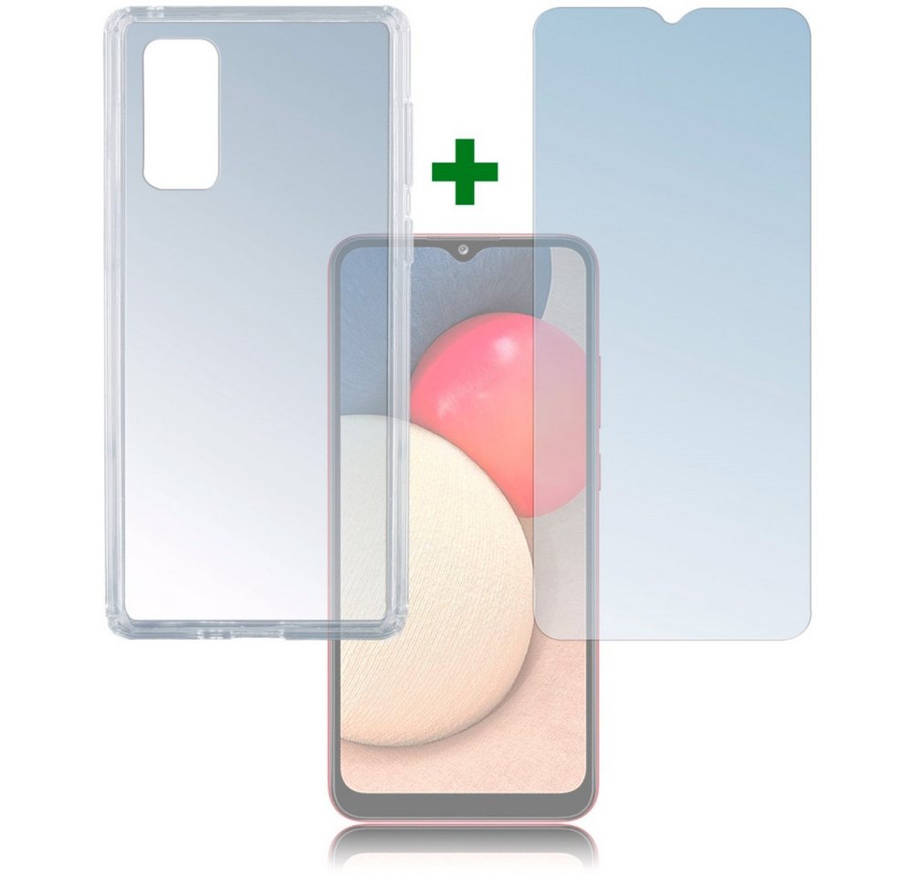 4smarts Handyhülle 4smarts 360° Schutzset für Galaxy A02s transparent. 6,5 Zoll 4smarts Handyhülle 4smarts 360° Schutzset für Galaxy A02s transparent. 6,5 Zoll von 4smarts