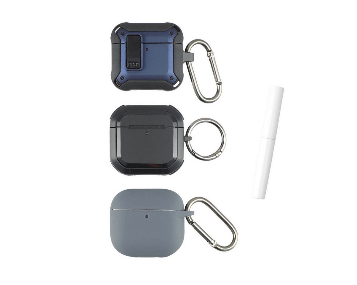 4smarts Kopfhörer-Schutzhülle Case Set Alpha für Apple AirPods 4 3er Set, Schutzhülle, Case, Schutzcase, stoßfest 4smarts Kopfhörer-Schutzhülle Case Set Alpha für Apple AirPods 4 3er Set, Schutzhülle, Case, Schutzcase, stoßfest von 4smarts
