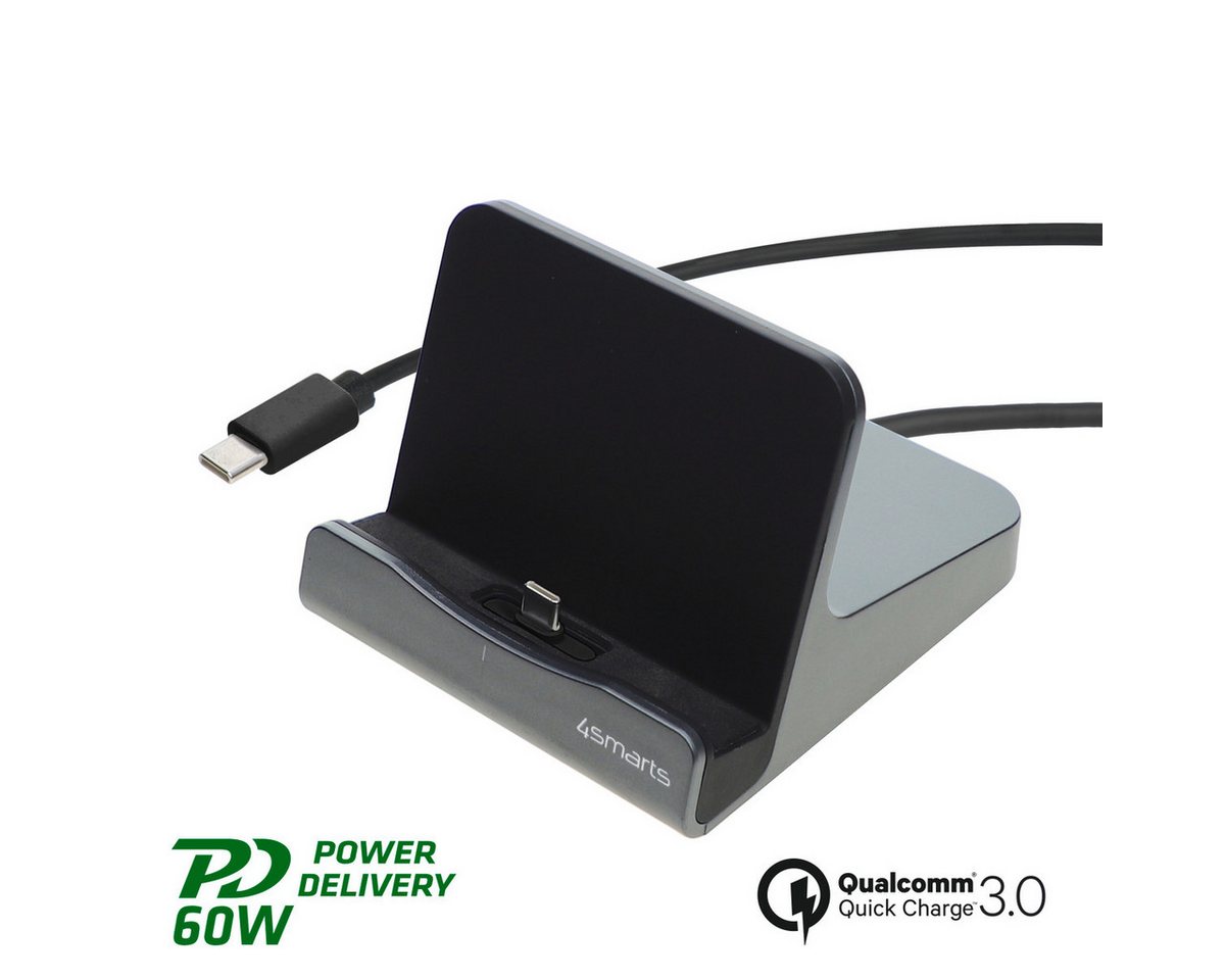 4smarts Ladestation VoltDock Tablet USB-C 60W gunmetal Ladestation 4smarts Ladestation VoltDock Tablet USB-C 60W gunmetal Ladestation von 4smarts