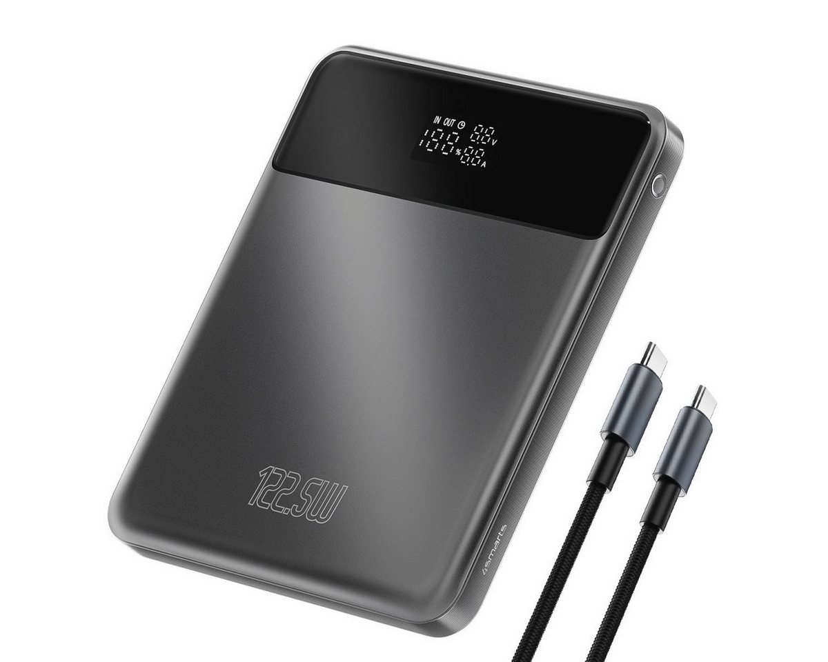 4smarts Powerbank Enterprise Slim 20000mAh 122,5W, spacegrau Powerbank 4smarts Powerbank Enterprise Slim 20000mAh 122,5W, spacegrau Powerbank von 4smarts