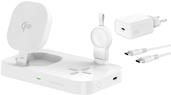 4smarts Qi2 Ladestation Trident mit Charger für Samsung Watch weiss (541368) von 4smarts