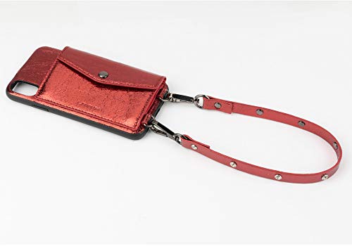 4smarts Schutzhülle LAVAVIK Cross-Body mit Handschlaufe und Umhängeband für iPhone Xs, Rot 4smarts Schutzhülle LAVAVIK Cross-Body mit Handschlaufe und Umhängeband für iPhone Xs, Rot von 4smarts
