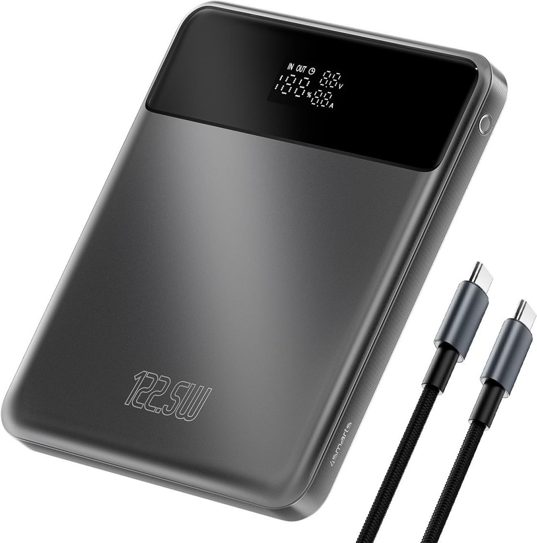 4smarts Slim - 20000 mAh - Lithium Polymer (LiPo) - Adaptive Fast Charging - Quick Charge 3.0 - 20 V - Grau (540622) von 4smarts