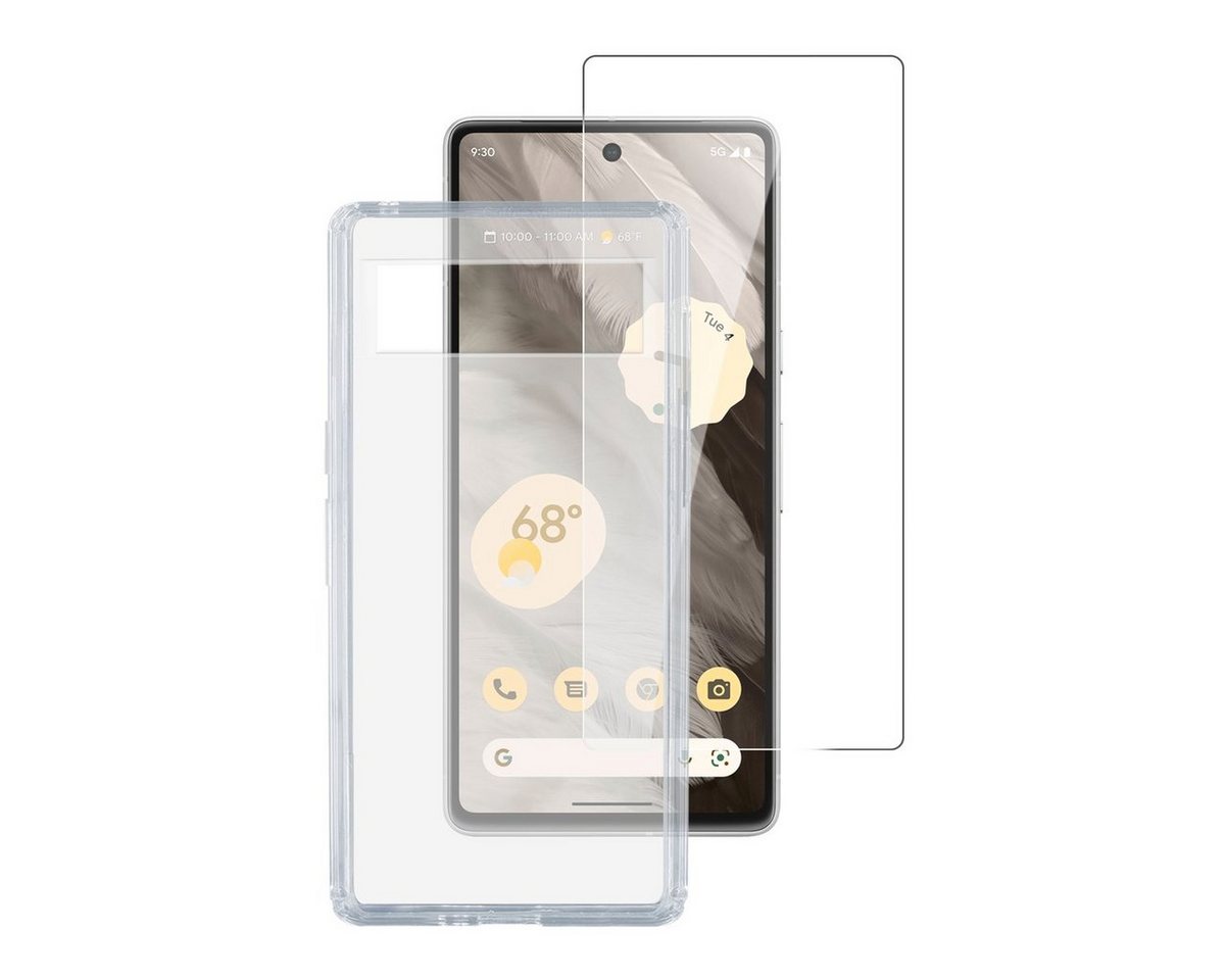 4smarts Smartphone-Hülle 360° Starter Set X-Pro Glas + Case von 4smarts