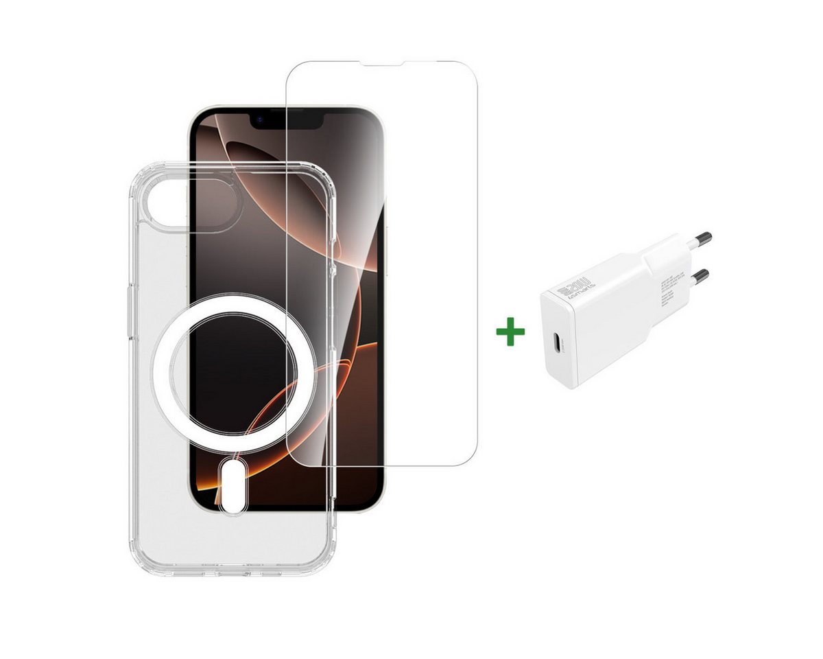 4smarts Smartphone-Hülle 4smarts 3in1 Premium Starter Set für Apple iPhone 4smarts Smartphone-Hülle 4smarts 3in1 Premium Starter Set für Apple iPhone von 4smarts