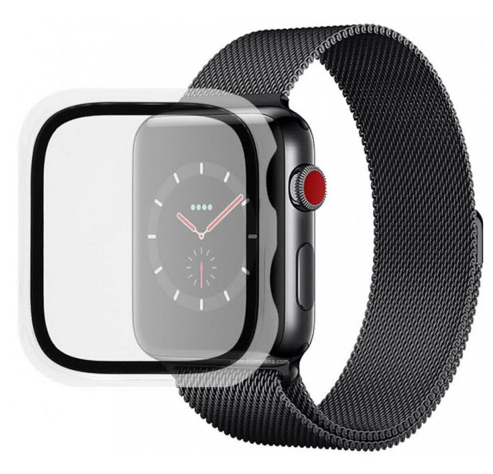 4smarts Smartwatch-Hülle Full Body Hard Cover Apple Watch Series 7 41mm Schutzhülle transparent von 4smarts