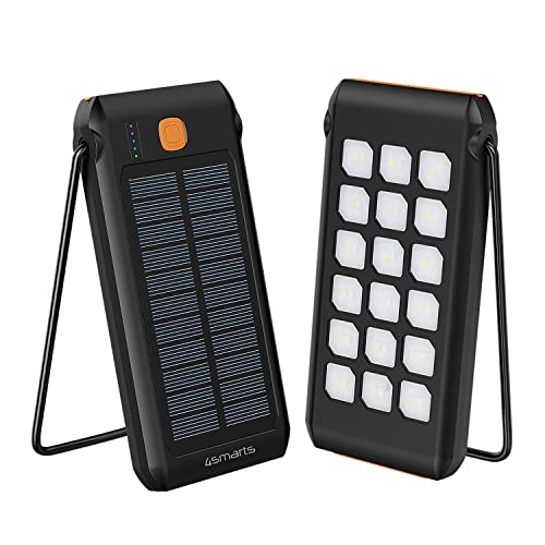 4smarts Solar Powerbank TitanPack Flex 10000mAh, Stand, Lampe 4smarts Solar Powerbank TitanPack Flex 10000mAh, Stand, Lampe von 4smarts