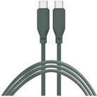 4smarts USB-C / USB-C Silikon-Kabel High Flex 60W 1,5m petrol (468739) von 4smarts