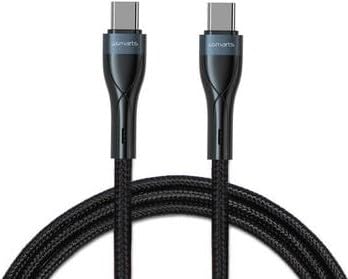 4smarts USB-C auf USB-C Kabel PremiumCord 60W 1m schwarz von 4smarts