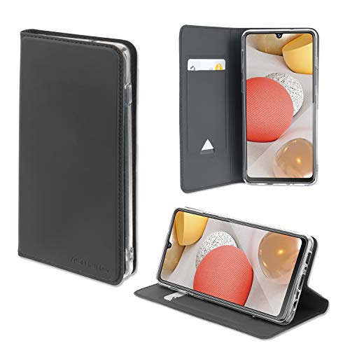 4smarts Urban Lite Flip Case Kompatibel mit Samsung Galaxy A42 5G Handyhülle im Fliptasche mit Magnetverschluss [Standfunktion & Kartenfach] Rundumschutz Hülle Samsung Galaxy A42 5G - Schwarz von 4smarts