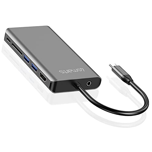 4smarts 8in1 Hub USB-C auf Ethernet, 4K HDMI, FHD VGA, 2X USB-A 3.0, 1x USB-C PD, Kartenlesegerät von 4smarts