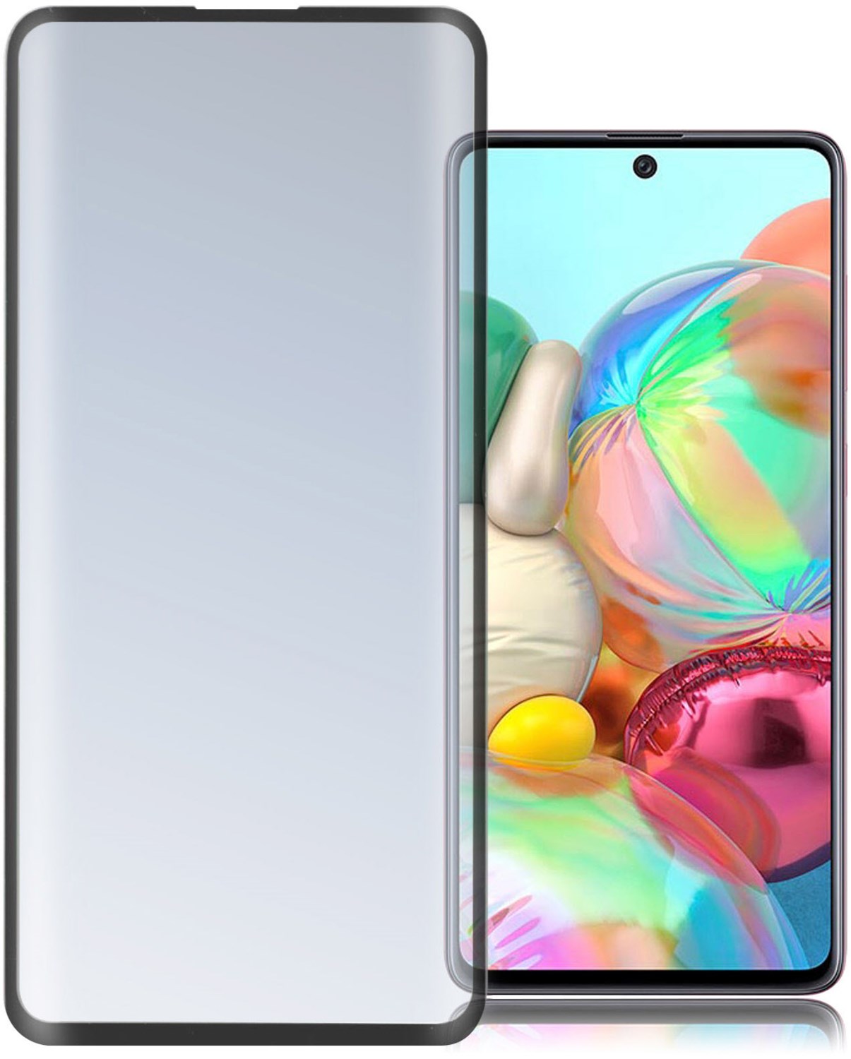 Second Glass Curved 3D für Galaxy A71 schwarz Second Glass Curved 3D für Galaxy A71 schwarz von 4smarts
