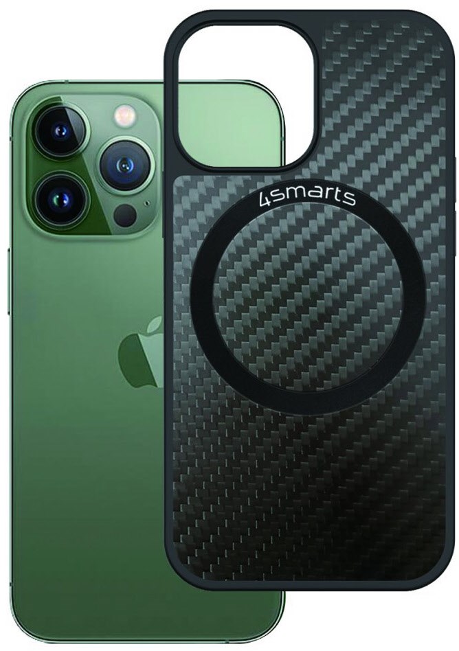 UltiMAG Carbon Case für iPhone 13 Pro schwarz UltiMAG Carbon Case für iPhone 13 Pro schwarz von 4smarts