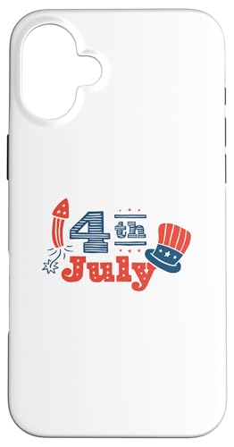 4. Juli - Lustig Hülle für iPhone 16 Plus 4. Juli - Lustig Hülle für iPhone 16 Plus von 4th Of July