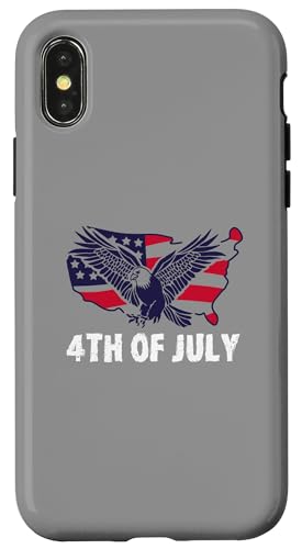 4. Juli - Lustig Hülle für iPhone X/XS von 4th Of July