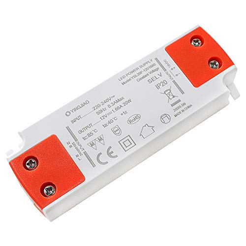 4VWIN LED-Transformator LED Treiber Netzteil Für 12V AC/DC LEDs, LED Lichtstreifen, GU10, G4, MR11, MR16 LED Birnen (20W) von 4vwin