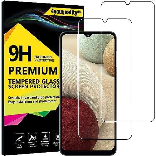 4youquality Displayschutzfolie für Samsung Galaxy A12, Galaxy A32 5G & Galaxy A02s / A03s, gehärtete Glasfolie, 2 Stück, stoßfest, kratzfest 4youquality Displayschutzfolie für Samsung Galaxy A12, Galaxy A32 5G & Galaxy A02s / A03s, gehärtete Glasfolie, 2 Stück, stoßfest, kratzfest von 4youquality