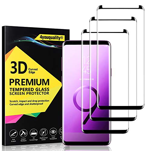 4youquality Displayschutzfolie für Samsung Galaxy S9, gehärtetes Glas, 3 Stück 4youquality Displayschutzfolie für Samsung Galaxy S9, gehärtetes Glas, 3 Stück von 4youquality