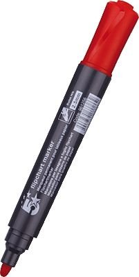 5 Star 961256 Flipchart-Marker, rot von 5 STAR