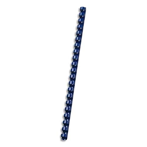 5 Star Kunststoff-Binderücken (21 Ringe, für 75 A4 Blätter, 10 mm, 100 Stück) blau von 5 STAR