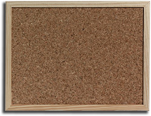 Kork-Pinnwand mit Naturholzrahmen, braun (60 x 40 cm) von 5 STAR