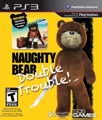 Naughty Bear Gold - Double Trouble (#) (PS3) (New) von 505 Games