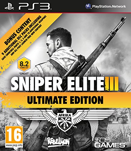 PS3 Sniper Elite 3 - Ultimate Edition UK Import auf Deutsch spielbar von 505 Games