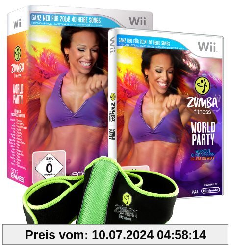 Zumba Fitness World Party (inkl. Fitness-gürtel) von 505 Games