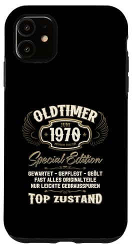 55. Geburtstag Geschenk Oldtimer Juni Jahrgang 1970 Hülle für iPhone 11 von 55. Geburtstag Original Oldtimer Jahrgang 1970