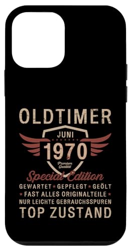 55. Geburtstag Geschenk Oldtimer Juni Jahrgang 1970 Hülle für iPhone 12 mini von 55. Geburtstag Original Oldtimer Jahrgang 1970